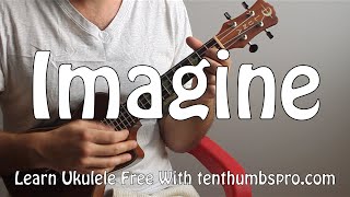 Imagine - John Lennon - How to play easy Ukulele beginner song tutorial