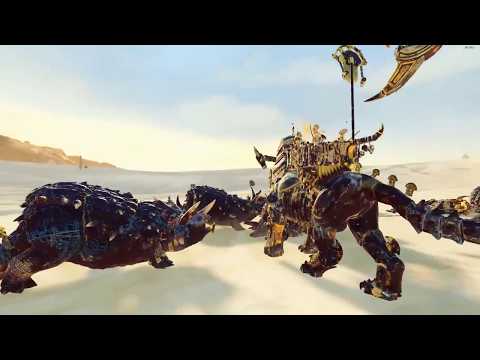 19 Khemrian Warsphinx VS 19 Feral Stegadon - Tomb Kings - Total war: Warhammer 2