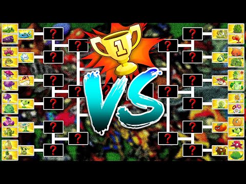 PvZ 2 BIG Tournament - Who Will Win? - Plant vs Plant Challenge