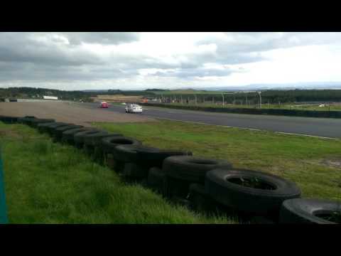 David Leslie Super Tourer Knockhill first flying lap