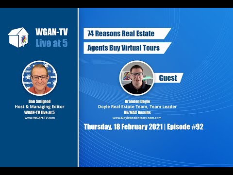 , title : '92-WGAN-TV 74 Reasons Real Estate Agents Buy Virtual Tours with REALTOR® Brandon Doyle #Matterport'