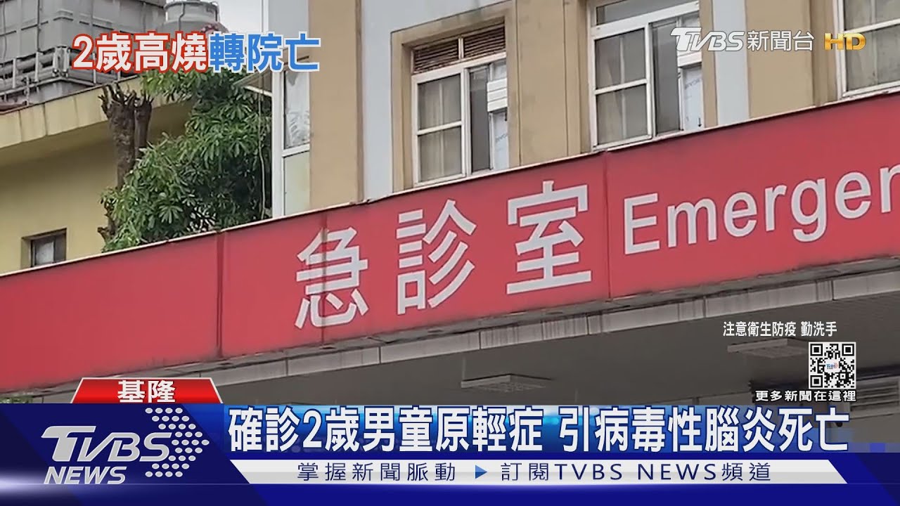 確診2歲男童原輕症 引病毒性腦炎死亡