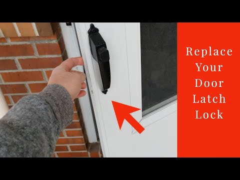 How to Replace a Screen Door Latch Handle Lock