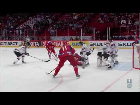 GREAT GOAL BY EVGENI MALKIN vs. LATVIA █ IIHF World Championship 2012 █ 720p HD