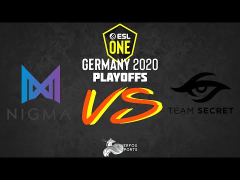 🔴 Team Secret vs Nigma - ESL One Germany -  Playoffs - BO3: Game 1