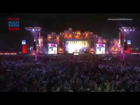 Jack Black e Jr Bass Groovador no rock in Rio.