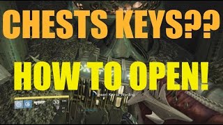 DESTINY - HOW TO GET ALL KEYS ON THE DREADNAUGHT!!! - OPEN EVERY CHEST!