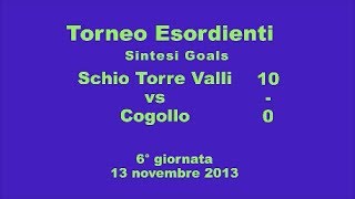 preview picture of video 'Schio Torre Valli vs Cogollo Esordienti girone F sintesi goal 13_11_2013'