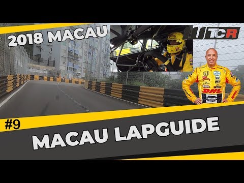 Macau onboard lapguide with Tom coronel in the WTCR with the Honda Civic Type R macau 2018