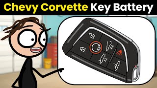 How To Change CHEVY CORVETTE 2020-2026 Key Fob Battery (Step by Step Guide)