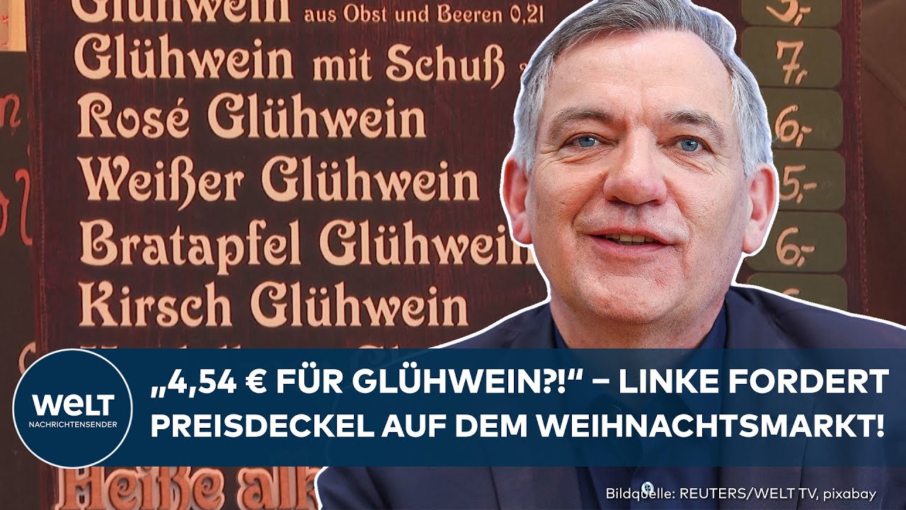 DEUTSCHE KULTUR: Glühwein für alle! Die Linke kämpft gegen die Preisspirale auf dem Weihnachtsmarkt!