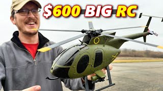 Their BIGGEST RC Helicopter EVER is $600 RTF! MD500 Little Bird Warbird