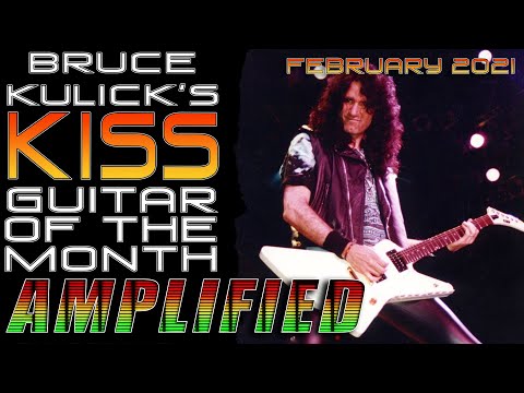 KISS Guitar of the Month of February ESP White Custom Explorer 1992