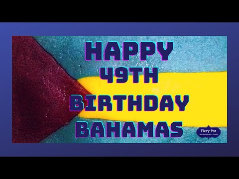 Bahamas Flag. made flag using buttered cookie dough. Make your country flag enjoy .Yes is edible.