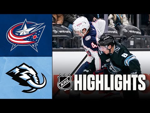Blue Jackets vs. Mammoth | NHL Highlights | January 11, 2026