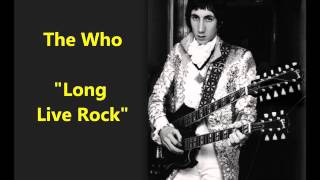 The Who &quot;Long Live Rock&quot; live for BBC radio Pete Townshend sings classic rock