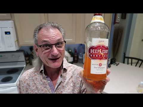 Deep Eddy Ruby Red Grapefruit And Tonic, Yum!