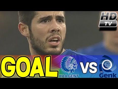 Amazing Free Kick Goal from Malinovski - Gent vs Genk Europa League HD
