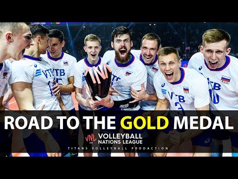 Волейбол Russia — Road to the Gold Medal | Men's VNL 2019