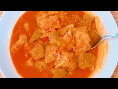 Lakra me Mish Cabbage and Meat Stew video thumbnail