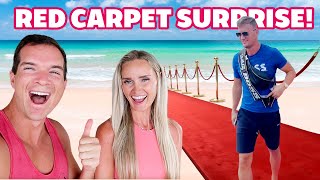 SURPRISING OUR FRIEND BY ROLLING OUT THE RED CARPET ON BIRTHDAY 🎉