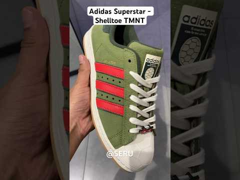 Adidas Superstar Shelltoe Teenage Mutant Ninja Turtle on hand #Adidas #Superstar #AdidasxTMNT #TMNT