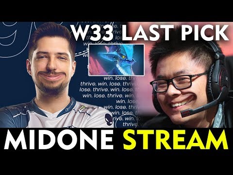 MIDONE: W33 LAST PICK Leshrac vs MINDCONTROL | MidOne Stream Moments #25