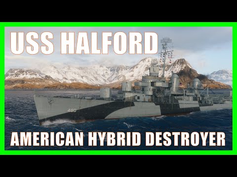 USS Halford American US Navy Destroyer World of Warships DD Preview