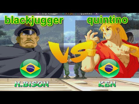 Street Fighter Alpha 2 - blackjugger vs quintino FT20