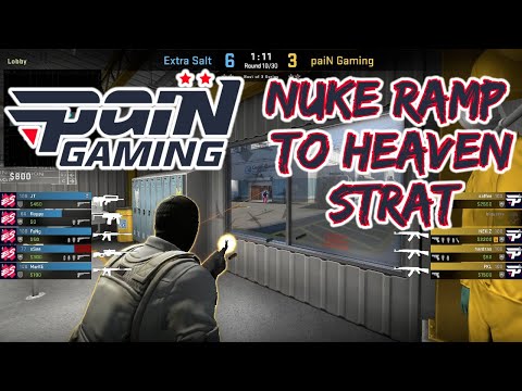 CS:GO Tactic - paiN Gaming Nuke Ramp Take Upper Split