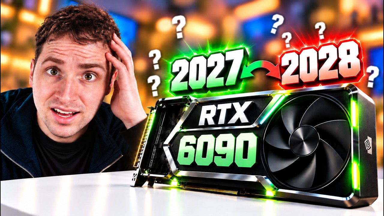 ¡La RTX 6090 sale en 2027! ¿en serio?