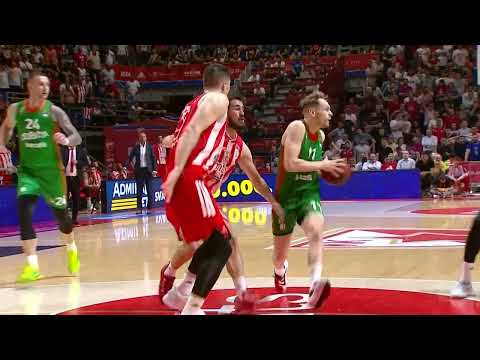 Jacob Pullen hits the 3-pointer from WAY DOWNTOWN (Crvena zvezda mts - Cedevita Olimpija, 12.5.2022)