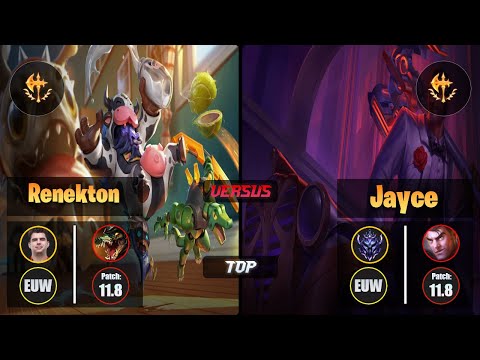 Bwipo RENEKTON (Top) [Conqueror] VS JAYCE - Diamond EUW Patch 11.8