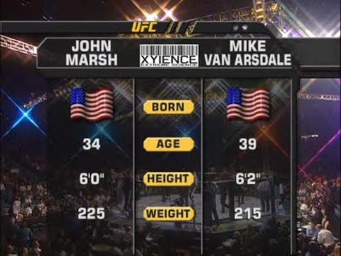 Mike van Arsdale vs John Marsh full fight