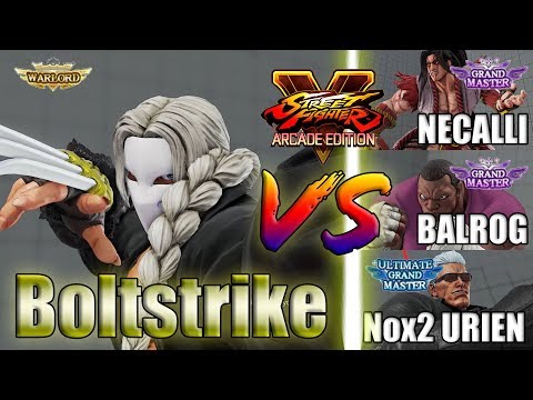 SFV AE 👊🏻 Boltstrike (VEGA) vs NECALLI & BALROG & nox2 (URIEN)