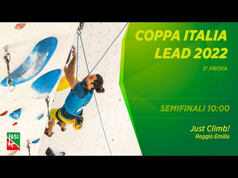 Coppa Italia Lead 2022 - 3° prova - Just Climb! - Reggio Emilia - SEMIFINALI