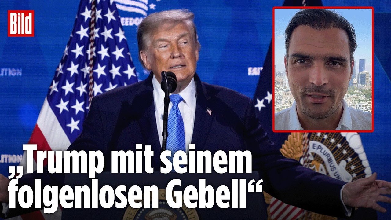 TRUMP: US-Präsident droht erneut dem Iran! Global Reporter analysiert politische Lage