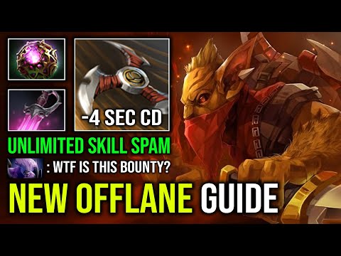 How to Offlane BH 4 Sec CD Skill Spam Shuriken Unlimited Jinada with Khanda Octarine Dota 2