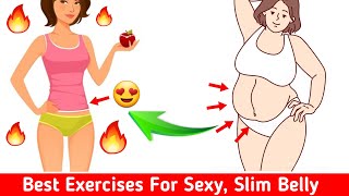 Best Exercises For Sexy, Slim Belly 🔥 Tone, Tighten and Transform 🔥 Home Workout By Fitness Guide