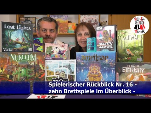 Spielerischer Rückblick Nr. 16 - zehn Brettspiele im Überblick - Brettspiel - Die Brettspieltester