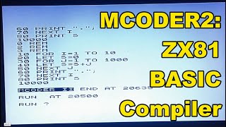 MCODER2: a BASIC Compiler for the ZX81: