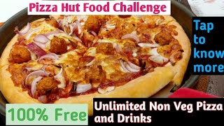 Pizza hut hack | pizza challenge | unlimited pizzas | tap to know more