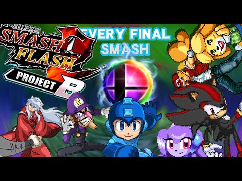 Super Smash Flash 2 Project B 2022 (Patch 9) ALL CHARACTERS FINAL SMASH