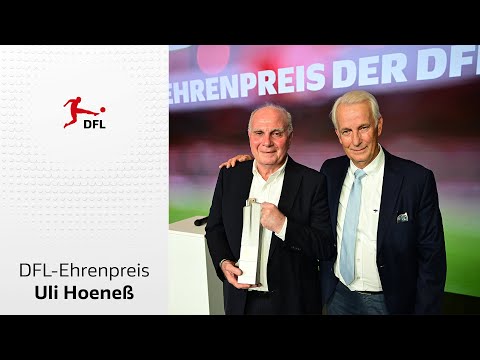 Uli Hoeneß mit dem DFL-Ehrenpreis ausgezeichnet