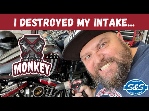 I ruined my S&S Cycles intake on my Harley Davidson Road Glide; Milwaukee 8 External Breather FAIL!!
