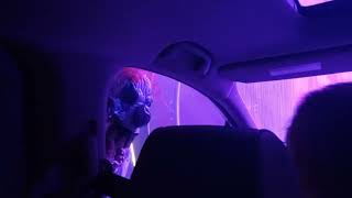 Missionaries and Friends Drive Through Haunted Car Wash with Scary Clowns for the First Time!