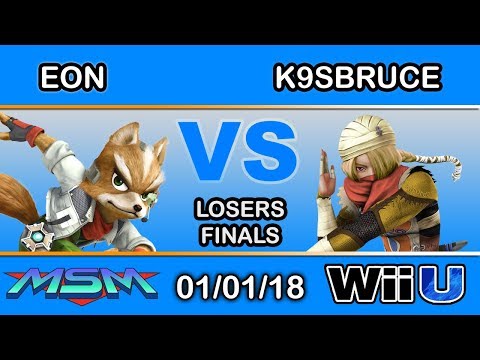 MSM 127 - Eon (Fox) Vs. K9sbruce (Sheik) Losers Finals - Smash 4