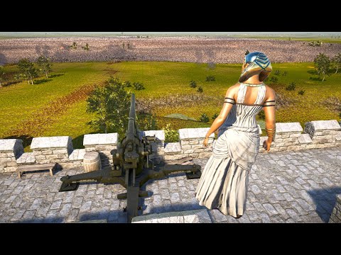 MILITARY ARTILLERY AGAINST 2,000,000 ZOMBIES & ORCS IN THE FORT - Ultimate Epic Battle Simulator 2