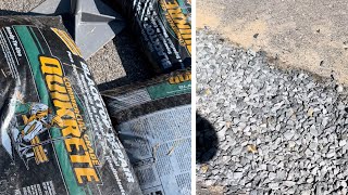 Asphalt Driveway repair-Cold patch do it yourself, how to video.