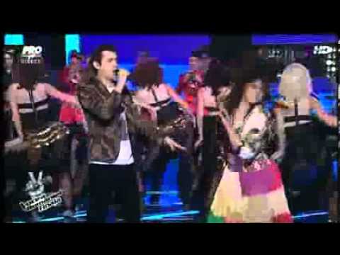 Fanfara Rotaria in Finala Vocea Romaniei   Sanziana Niculae, Marius Moga si Barbarossa